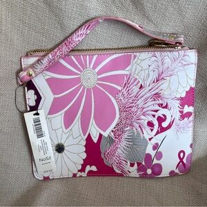 NWT Floral Pink Chicos Clutch Bag